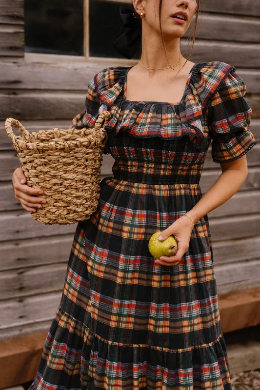 Gracie Dress in Plaid - FINAL SALE