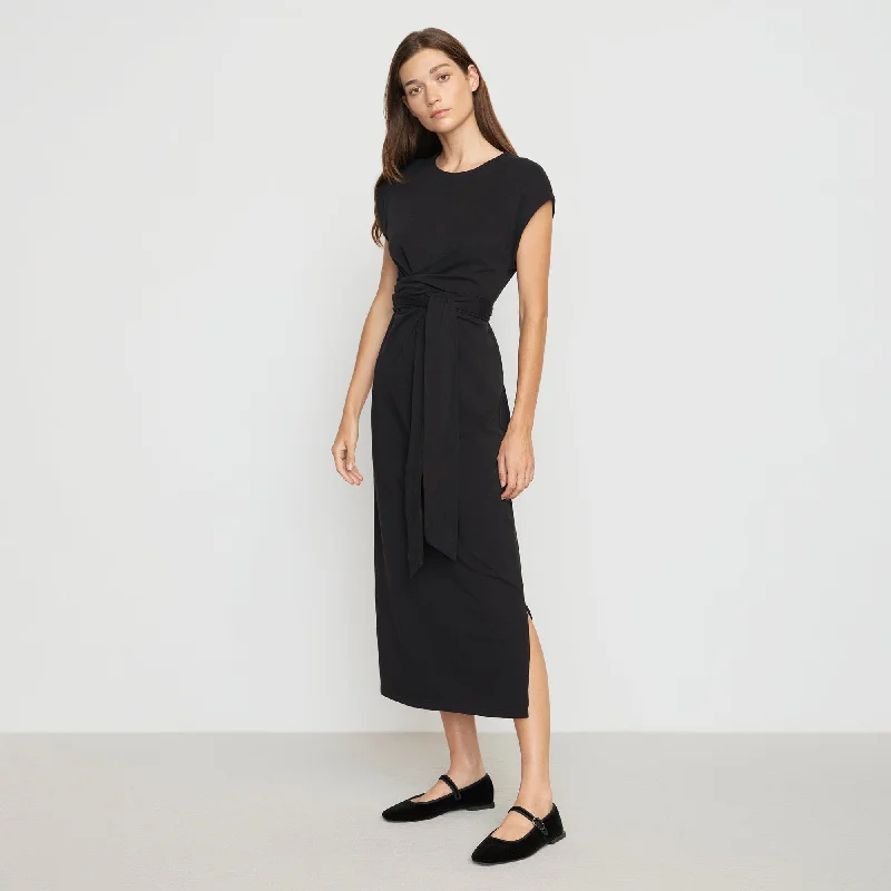 Fei Tie-Front Organic Cotton Dress