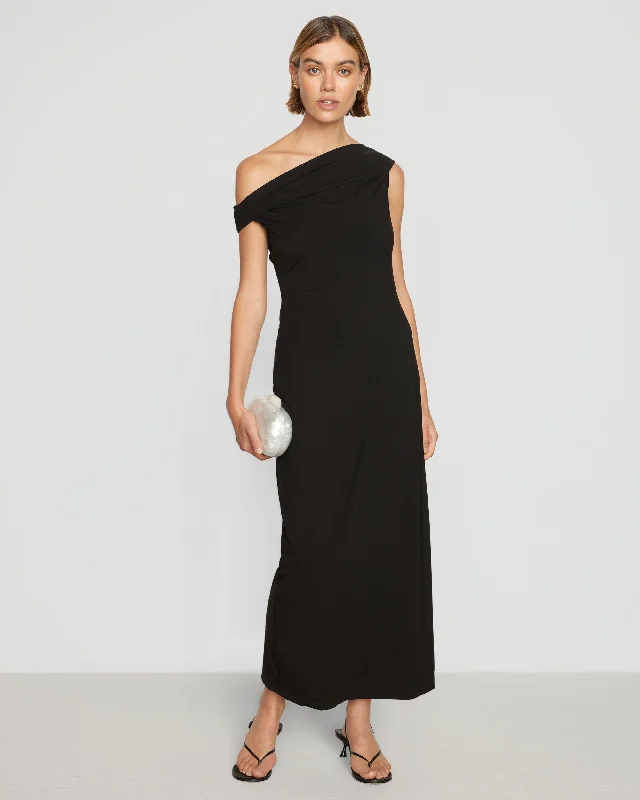 Iryna Asymmetric Off-Shoulder Dress