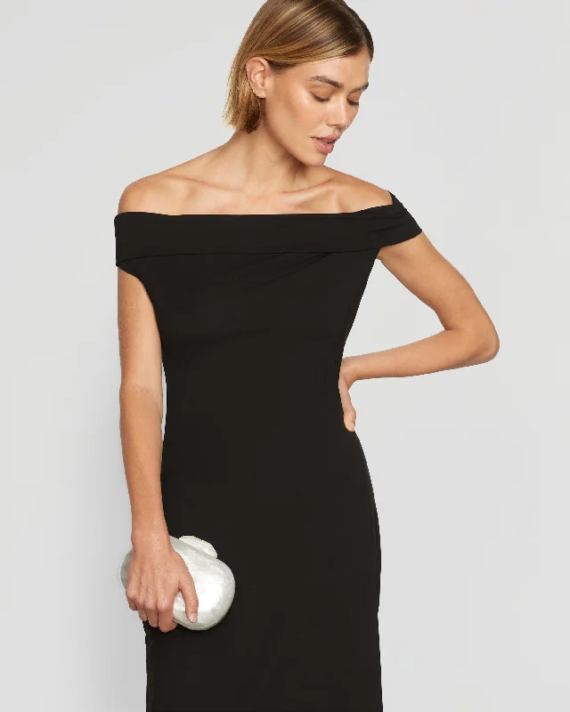 Iryna Asymmetric Off-Shoulder Dress