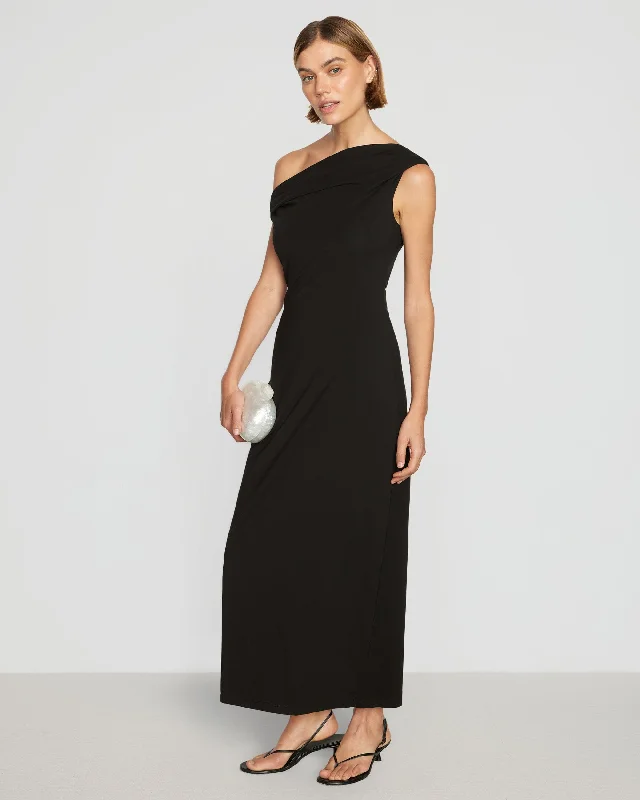 Iryna Asymmetric Off-Shoulder Dress