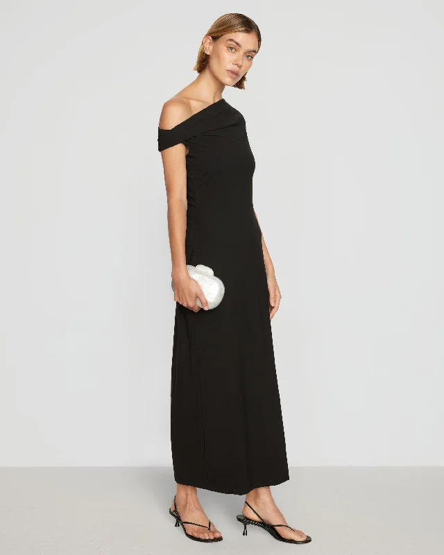 Iryna Asymmetric Off-Shoulder Dress