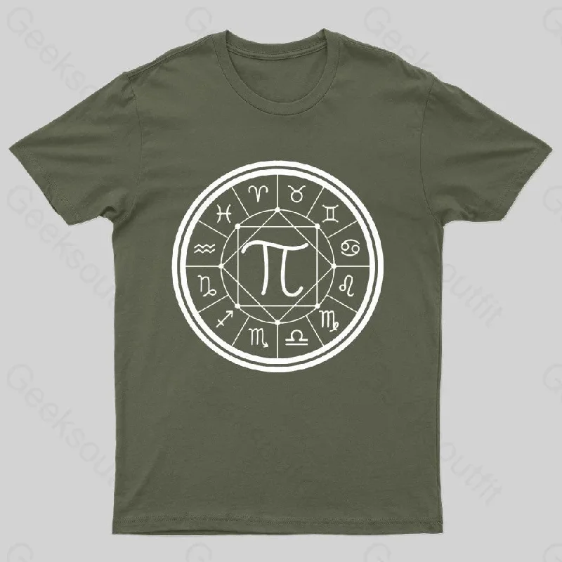 Astrology Of Pi Symbol Geek T-Shirt