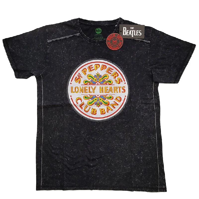 Sgt Pepper Drum Snow Wash Tee Vintage T-shirt