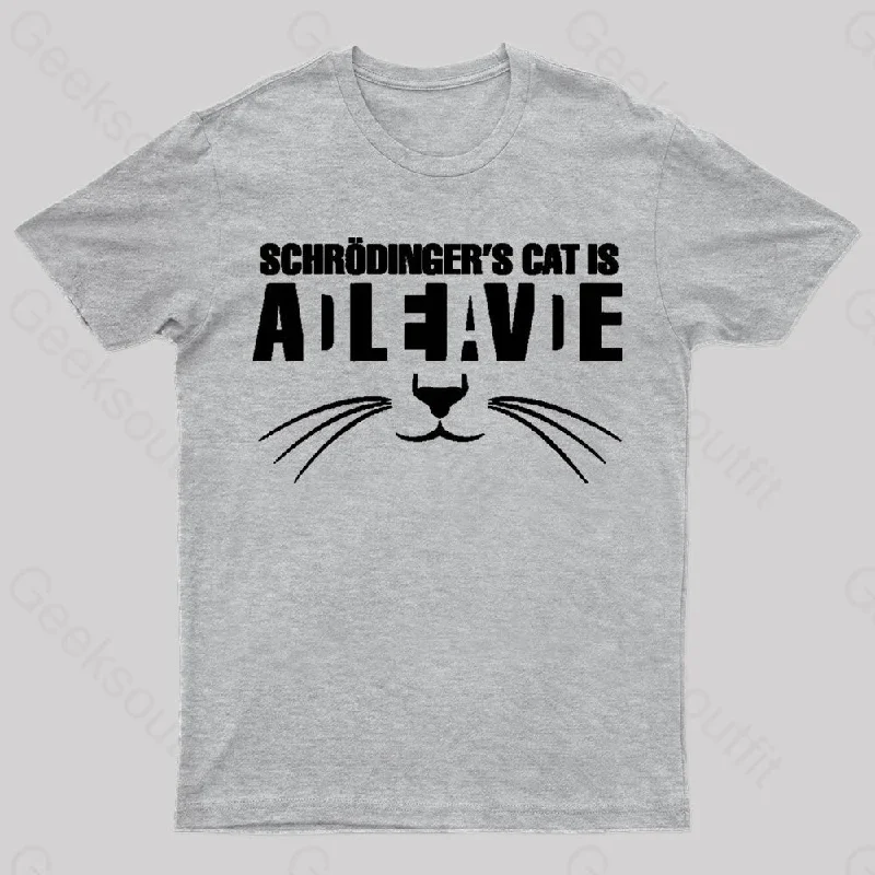 Cat Schrodinger Geek T-Shirt