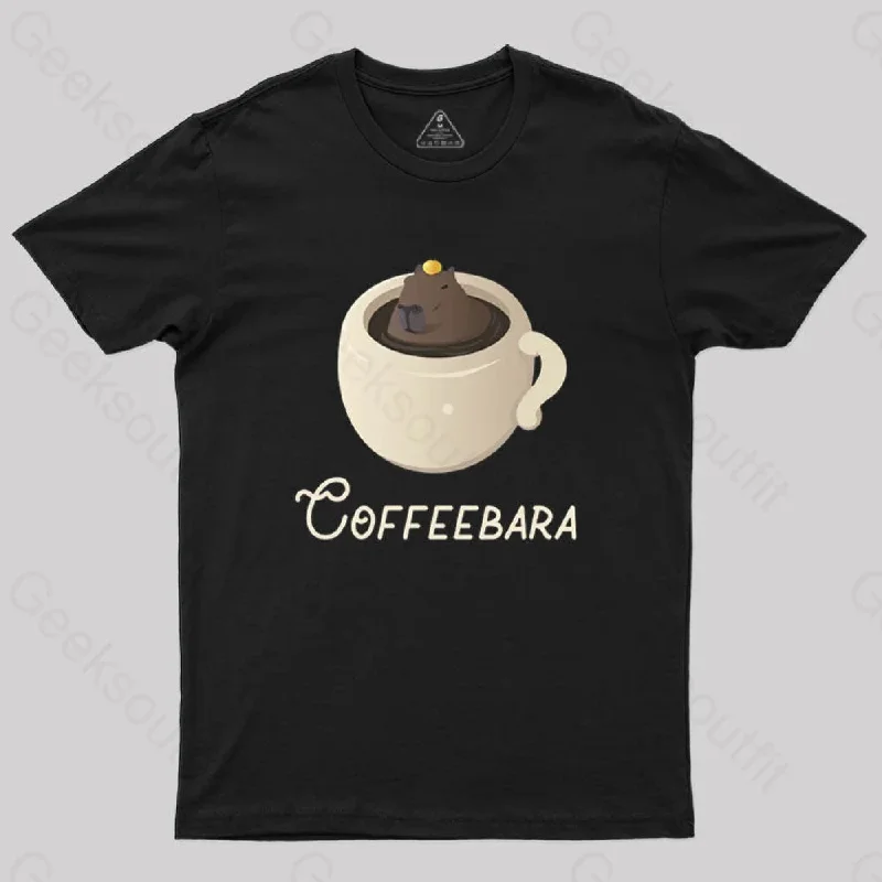 Funny Capybara Coffee Puns T-Shirt