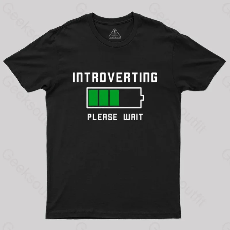 Funny Introvert Pun Humor T-Shirt