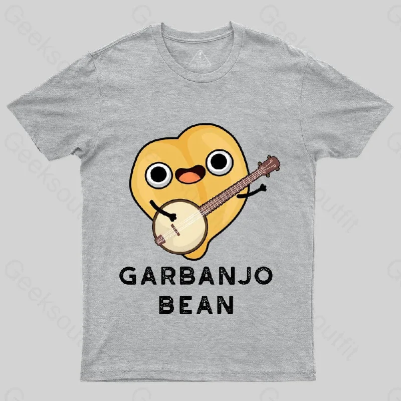 Gar-banjo Bean Cute Garbanzo Banjo Pun T-shirt