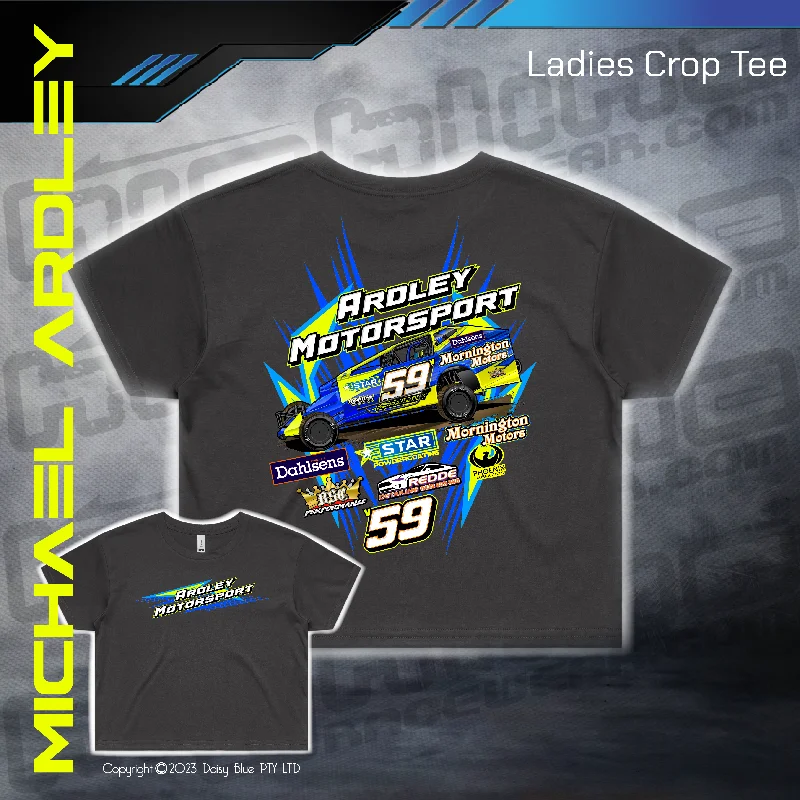 Ladies Crop Tee - Ardley Motorsport