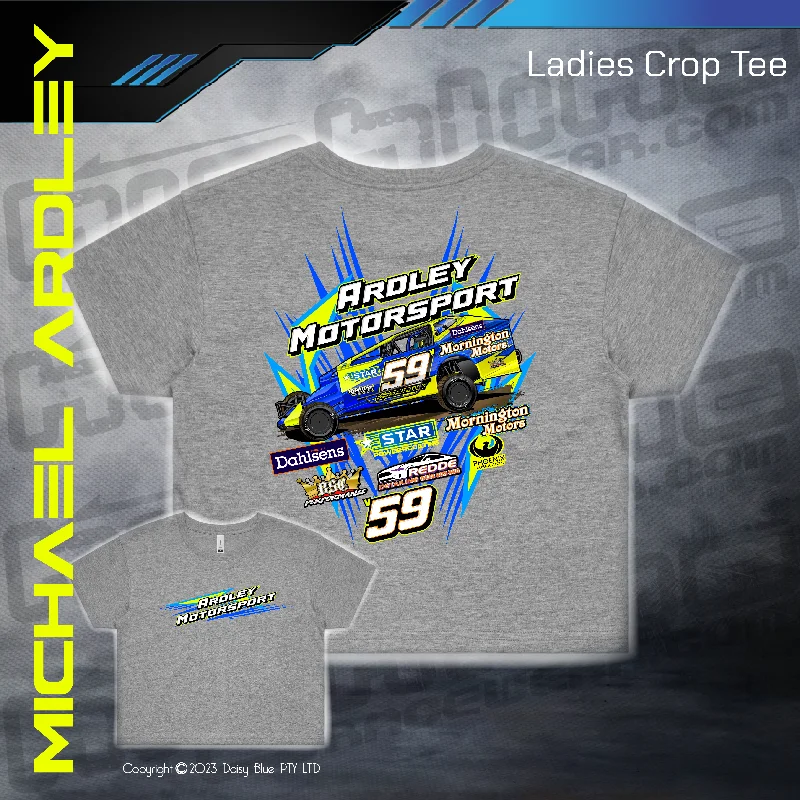 Ladies Crop Tee - Ardley Motorsport