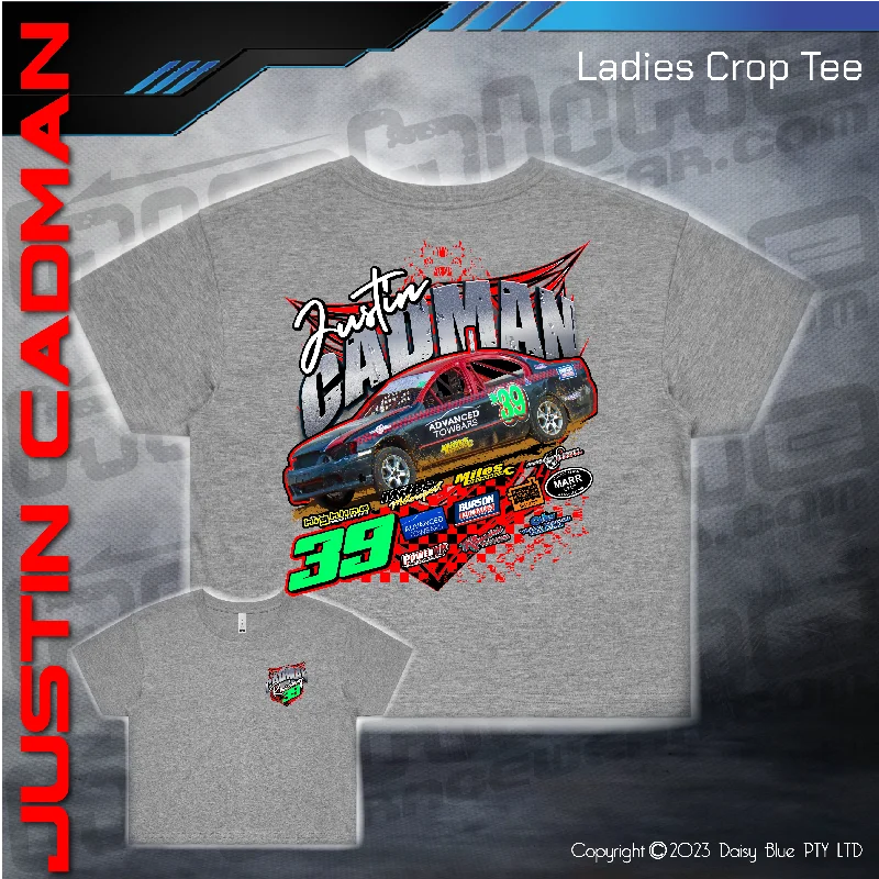 Ladies Crop Tee - Justin Cadman