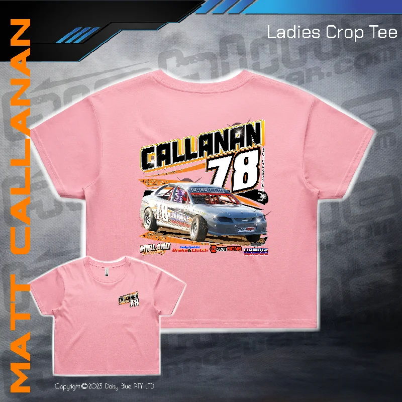 Ladies Crop Tee - Matthew Callanan