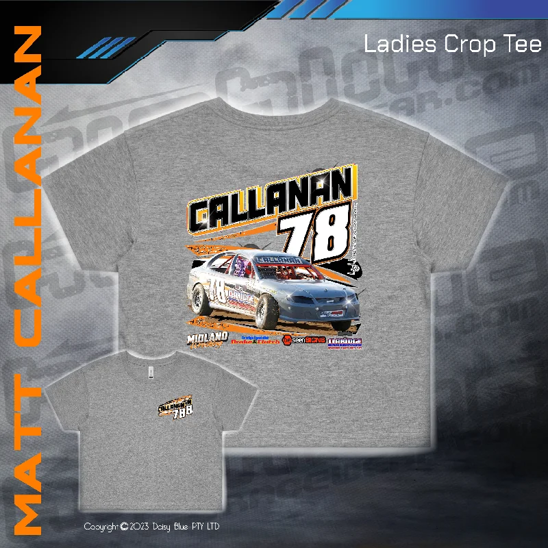 Ladies Crop Tee - Matthew Callanan