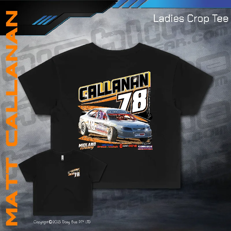 Ladies Crop Tee - Matthew Callanan