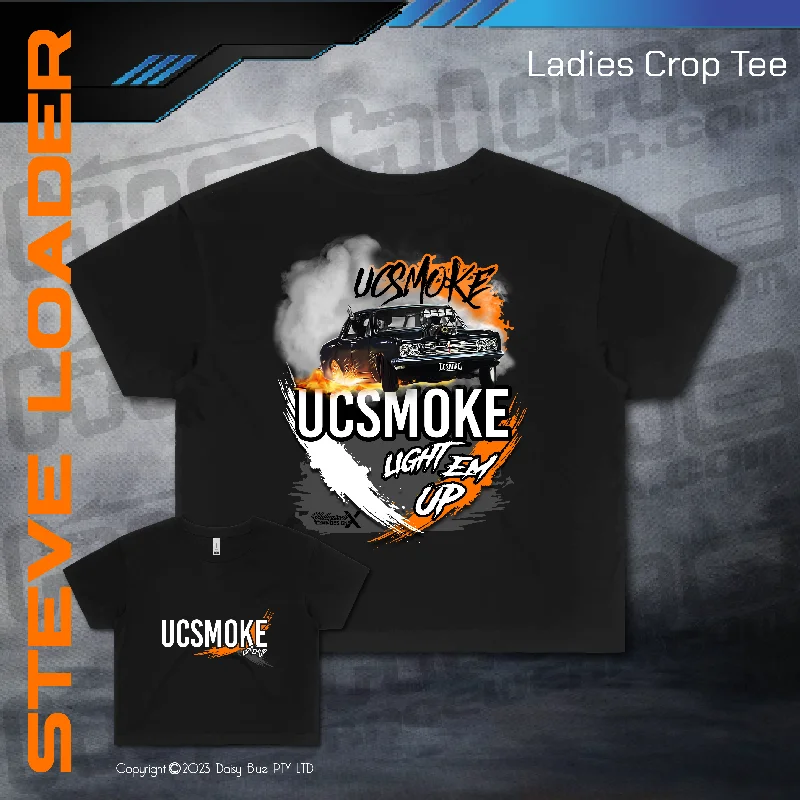 Ladies Crop Tee - UCSmoke Light Em Up