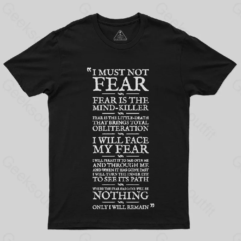 Litany Against Fear T-Shirt