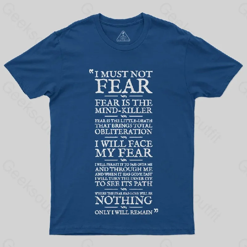 Litany Against Fear T-Shirt