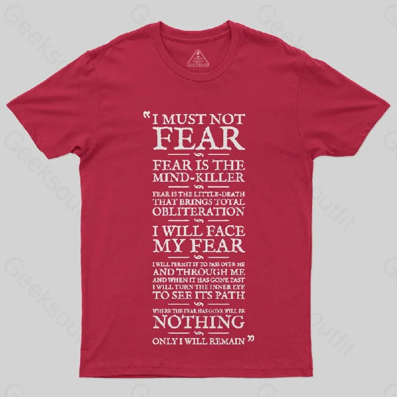 Litany Against Fear T-Shirt