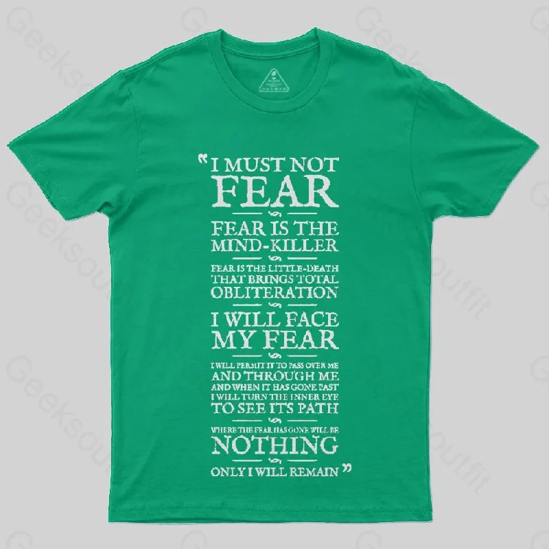 Litany Against Fear T-Shirt