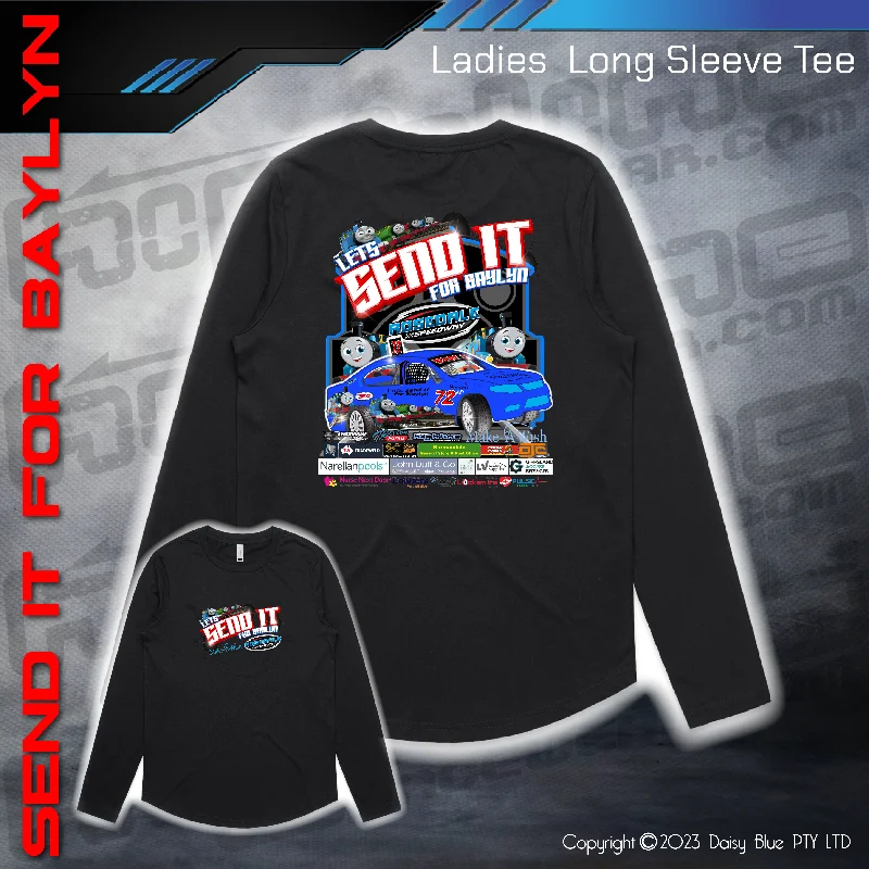 Long Sleeve Tee -  LET'S SEND IT FOR BAYLYN