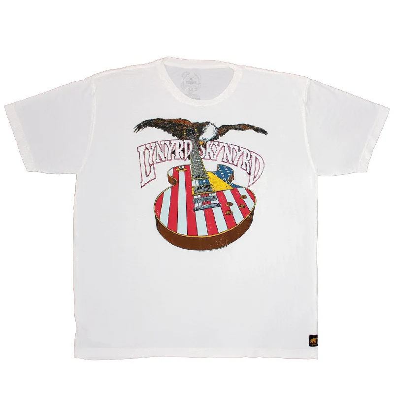 American Flag Guitar & Eagle by TRUNK LTD Vintage T-shirt