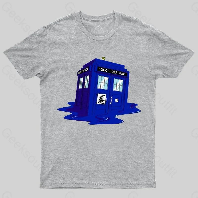 Melting Tardis T-shirt