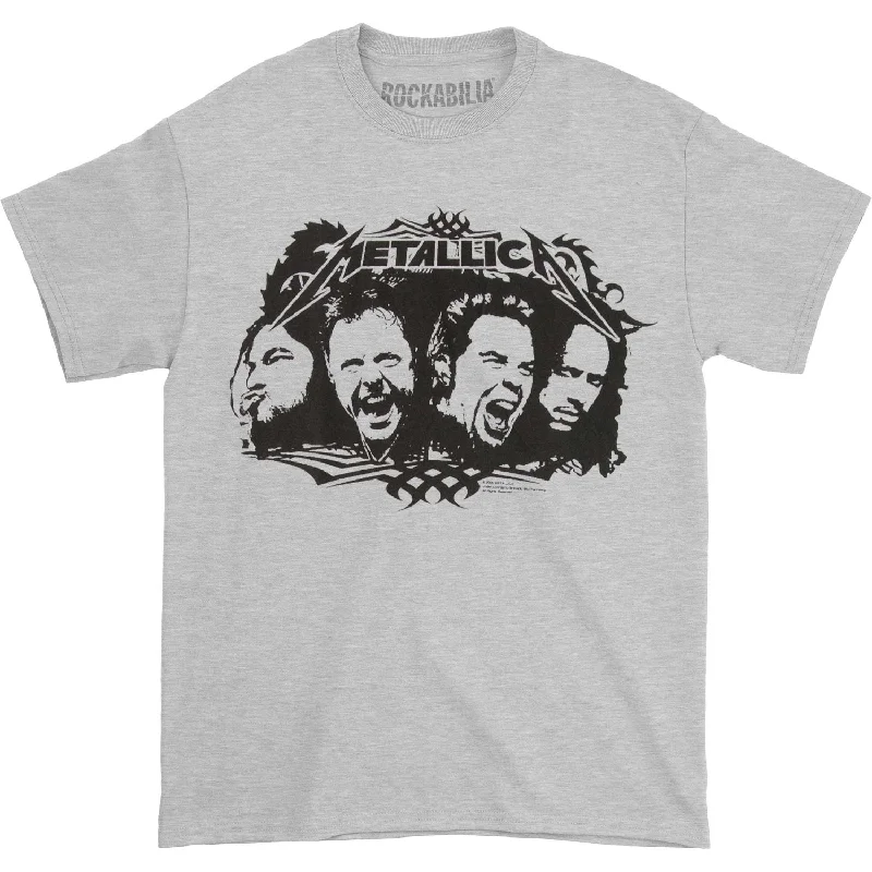 Faces on Heather Gray Tee T-shirt