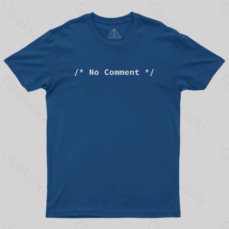 No Comment Nerd T-Shirt