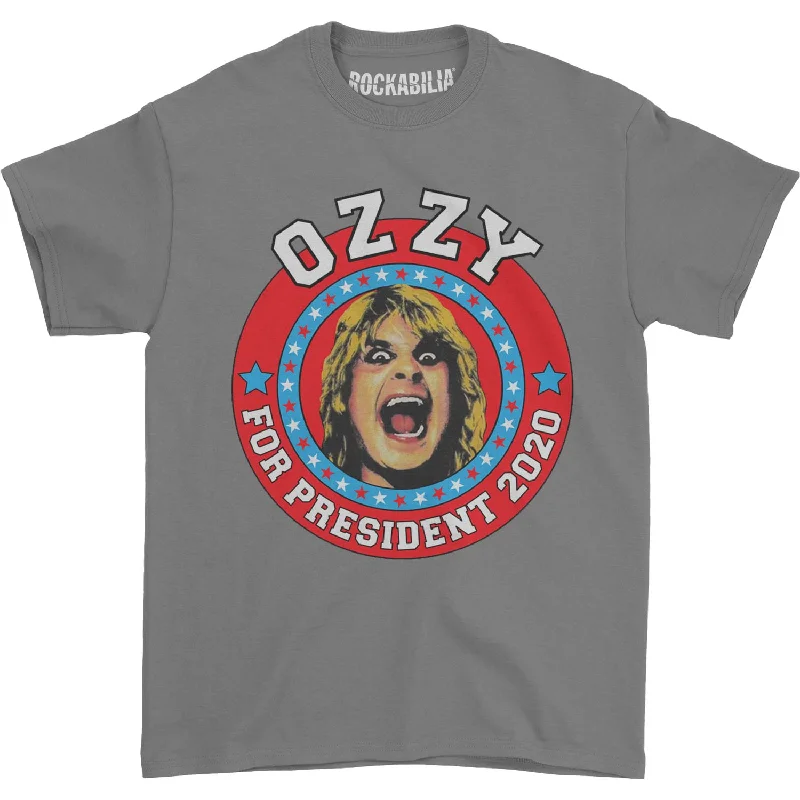 Ozzy For President 2020 Grey Tee (Rockabilia Exclusive) T-shirt