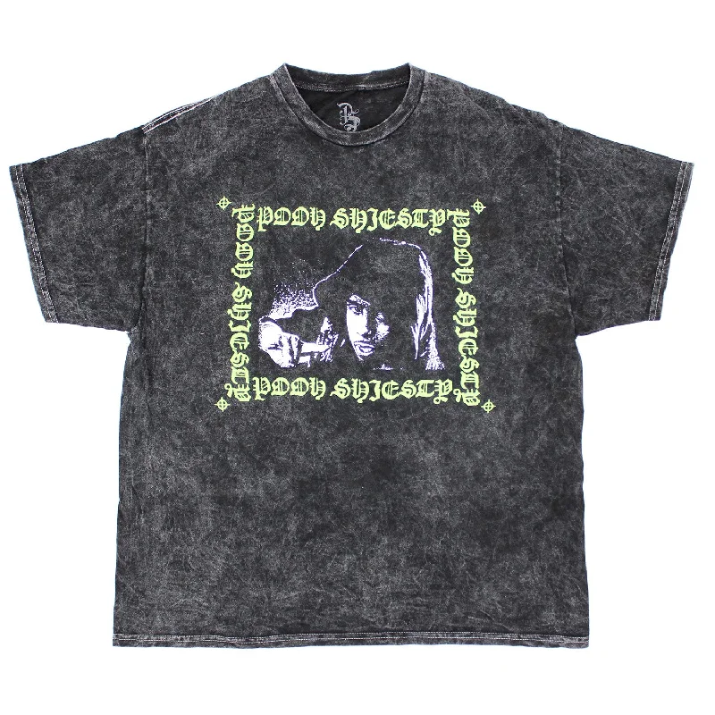 Green Logos Frame (Acid Wash Tee) Vintage T-shirt