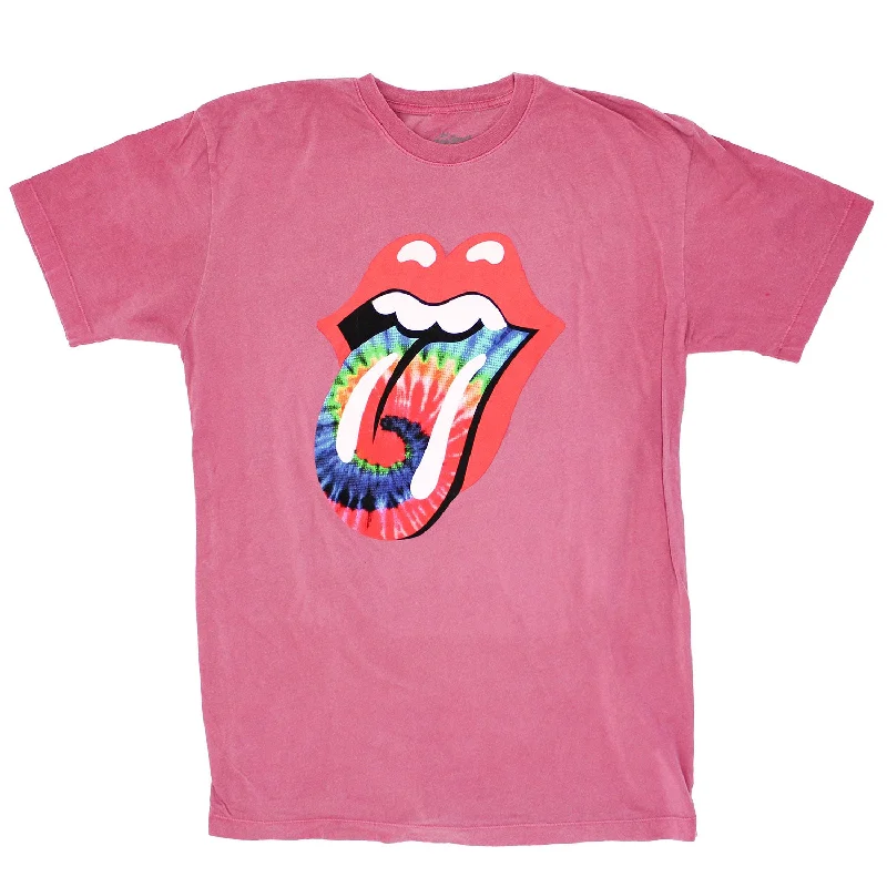 Dyed Tongue On Pigment Dyed Red Tee Vintage T-shirt