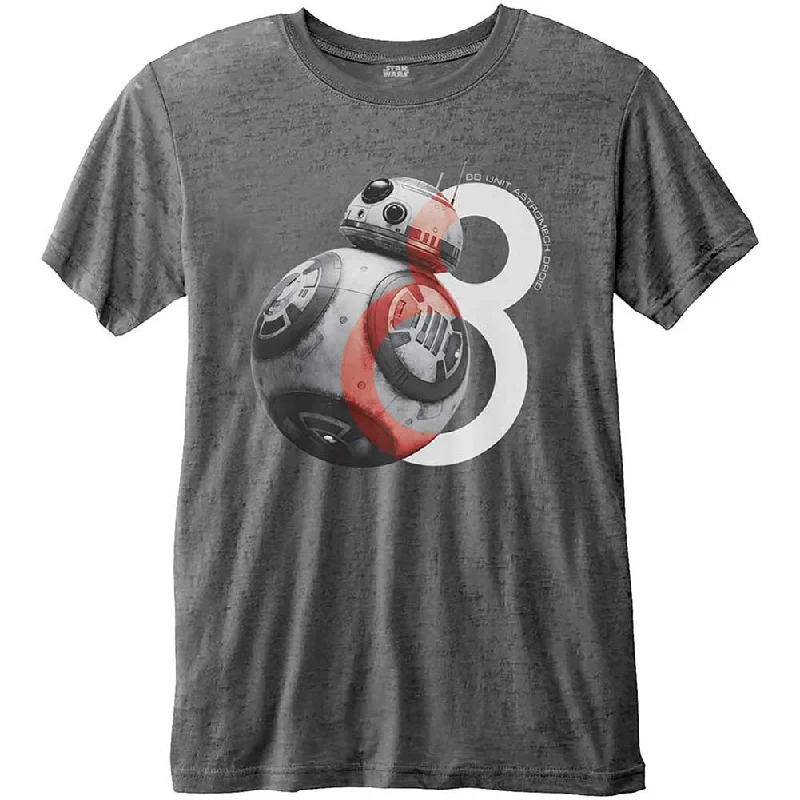 Episode VIII BB-8 Big Eight (Burn Out) Vintage T-shirt