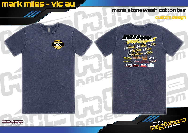 Stonewash Tee - Miles Motorsport