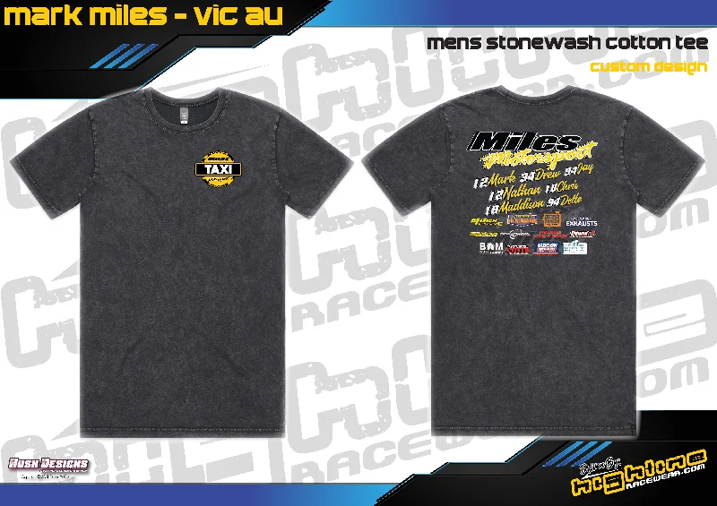 Stonewash Tee - Miles Motorsport