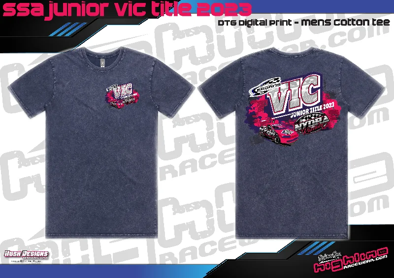 Stonewash Tee - SSA Junior Sedan Vic Title 2023