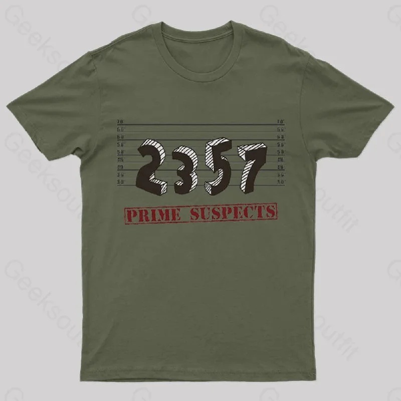 The Prime Number Suspects T-Shirt