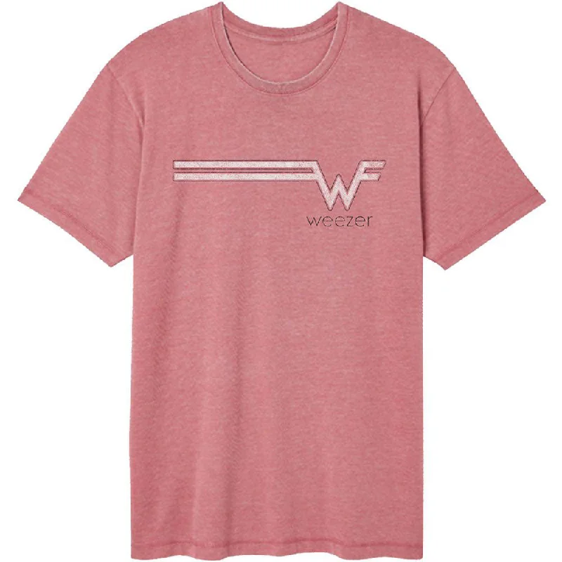 Weezer Striped Logo Vintage T-shirt